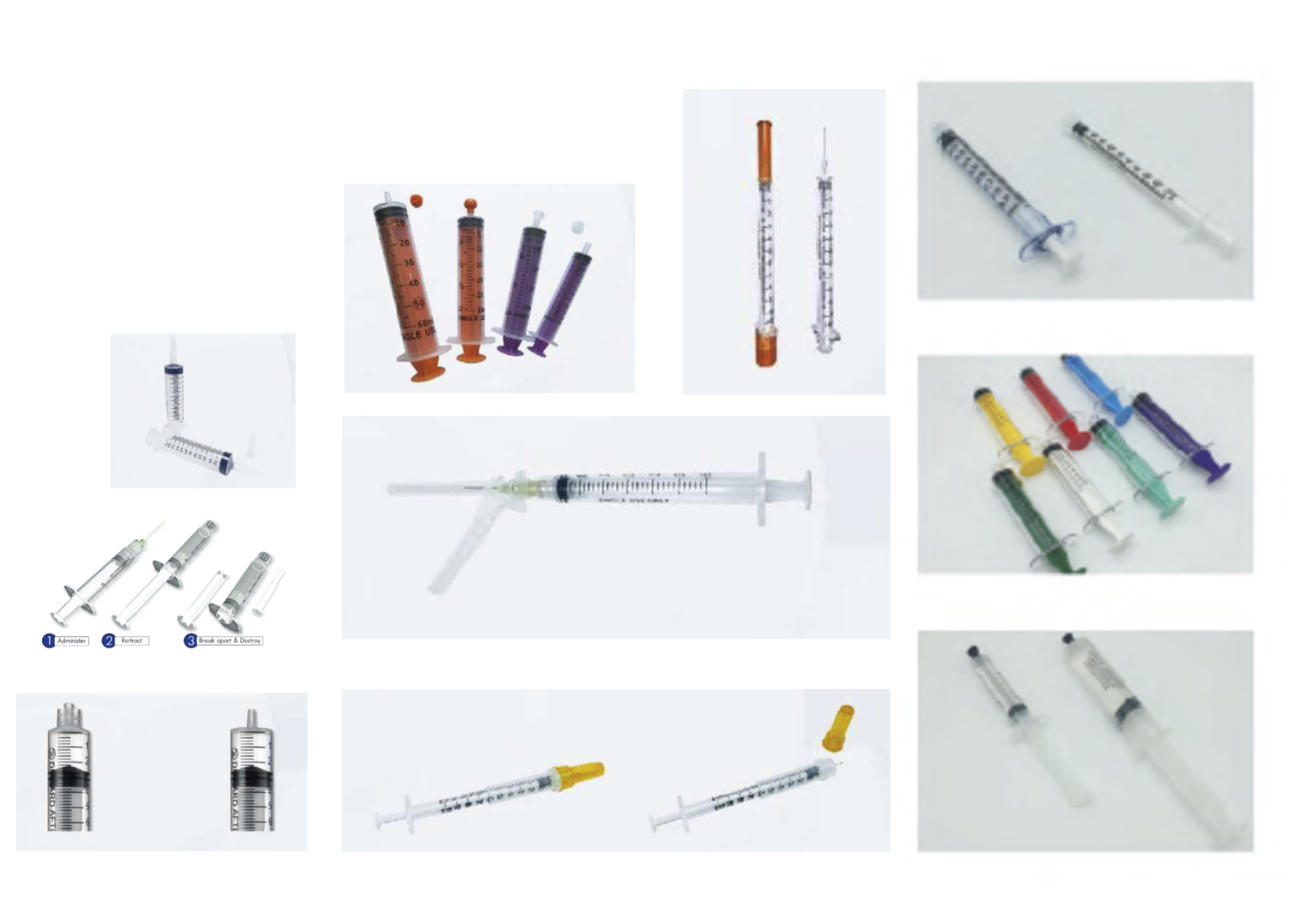 61各类注射器及针头,适用于不同场景61有ce,fda510k认证注射器